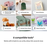 Cricut Explore 5 Smart Die-Cutting Machine Starter Bundle, Cream