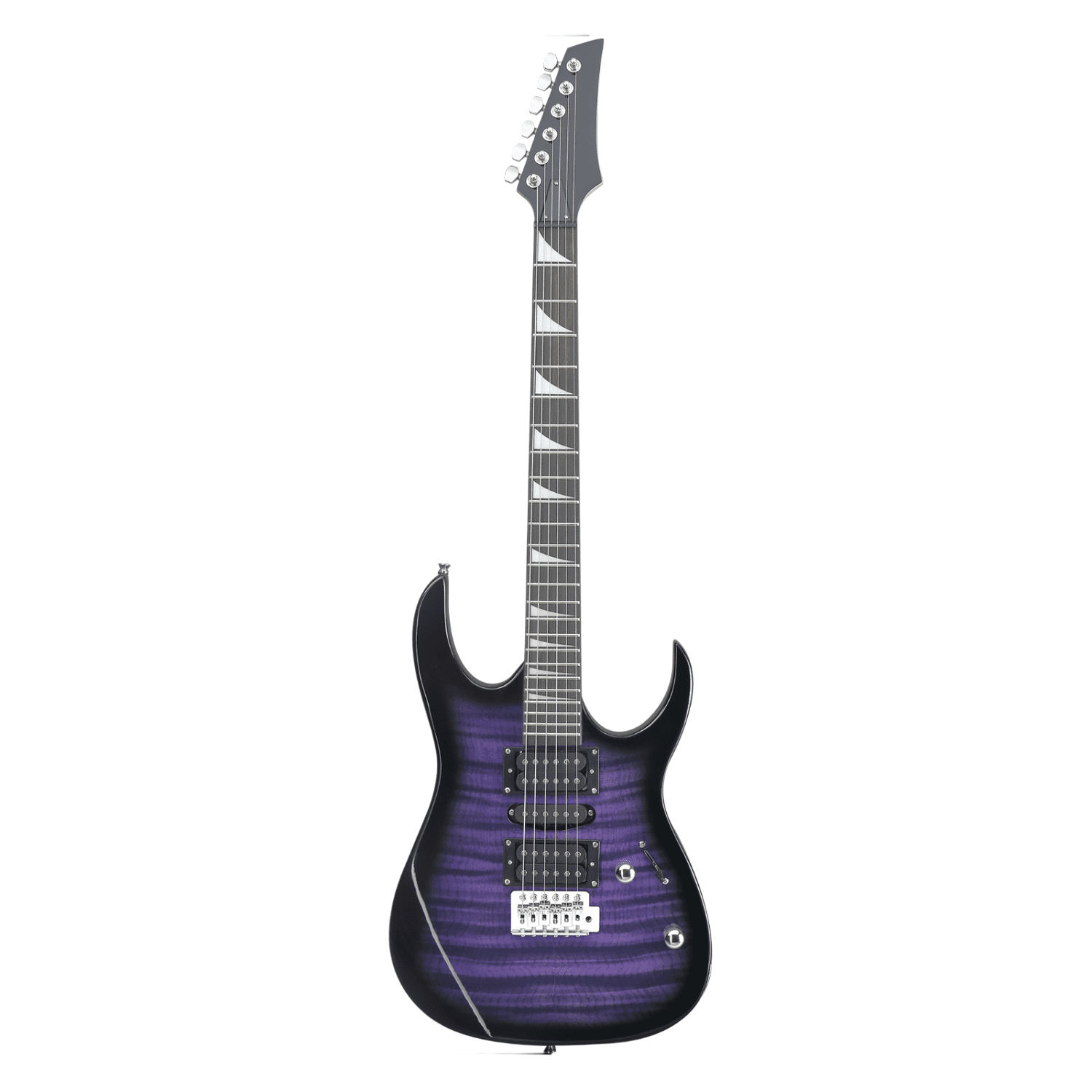 Hassch Electric Guitar, 39 inch Beginner Electric Guitar Kit with Amp, Bag, Strap, Capo, Cable, Plectrum, Tremolo Arm and Wrench Tool, Purple