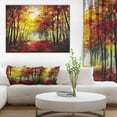 thumbnail image 1 of Design Art Walk through Autumn Forest Canvas Print, 1 of 3
