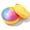 L, variant on Harliver Dumpling Squishies with Steamer, Colorful Slow Rising Stress Ball, Stretchy Fidget Sensory Squeeze for Anxiety Relief, Perfect Easter Basket Stuffers (B)