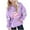 Purple, variant on Makaor Toddler Boy Girls Hoodie Halloween Pullover Sweatshirts Ghost Long Sleeve Coats Fleece Clothes Pockets