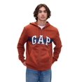 thumbnail image 1 of Sudadera con capucha GAP Heritage Logo con cierre completo Copper Spice talla S, 1 of 3