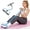 Blue, variant on Pedal Resistance Bands with Handles, Durable 6-Tubes Multifunction Resistance Band, Natural Rubber Foot Pedal Resistance Bands, Fitness Resistance Bands for Abdomen, Waist, Arm, Leg, Pilates