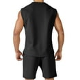 thumbnail image 6 of GERsome Men's Tracksuits 2 Piece Sleeveless Crewneck Tank Tops and Shorts Sets Summer Athletic Running Gym Workout Loungewear for Men M-3XL, 6 of 6