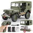 thumbnail image 1 of SUV Militar RC toylefun Escala 1/10 4WD Todoterreno con Winche, 1 of 9