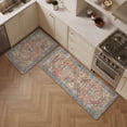 thumbnail image 3 of KUETH Kitchen Mats for Floor, Kitchen Rug with Anti Fatigue, Non Slip Washable Kitchen Rug, Set of 2 Kitchen Mat 17"x47"+17"x30", Runner Rug with Waterproof for Bathroon and Bedroom, 3 of 9