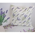 thumbnail image 5 of Elegant Lavender Flowers Cushion Case Pillow Cover with Zipper 2 Pack (18" x 18"), 5 of 5