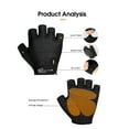 thumbnail image 4 of Gant de Vélo de Route Demi-Doigts Sport Course Absorbant les Chocs Respirant, 4 of 8