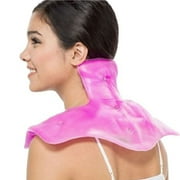 TELESHOP Unisex Reusable Neck & Shoulder Hot/Cold Therapy Heating Pad - Pink
