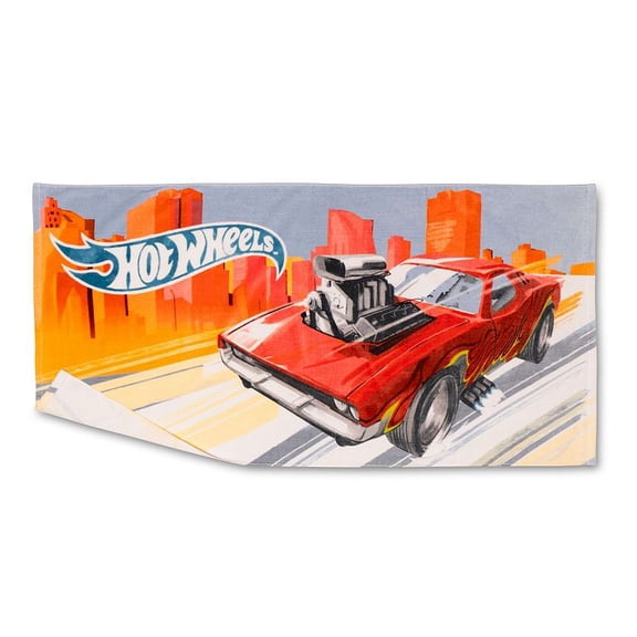 Hot Wheels City Racer Kids Beach Towel