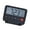 Black, variant on Small Digital Travel Alarm Clock LCD Display with Date Temperature Snooze and Backlight Battery Operated Desk Clock