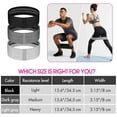 thumbnail image 2 of Resistance Bands for Legs and Butt, Fabric Workout Loop Bands, Set of 3, 2 of 6
