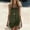 *Army Green, variant on ClodeEU Women's Spaghetti Strap Textured Mini Dress,Casual Loose Swing Sundress Pink,Women's Plus L