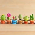 thumbnail image 4 of SPRING PARK Mini Potted Succulent Plant Resin for Dollhouse Miniature Fairy Garden, 4 of 6