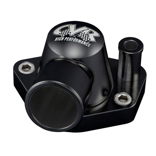 CVR Performance TSH7BK 90 deg Thermostat Housing with 1.5 in. Hose for