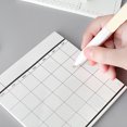 thumbnail image 4 of TABLZONE 3Pcs Office Planner Notepad Assorted Color Multi Function Compact Memo Pads for Daily Plans, 4 of 8