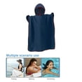 thumbnail image 4 of Kids Changing Robe, Microfiber Hooded Surf Poncho Kids Beach Towels for Teens, 4 of 7