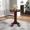 thumbnail image 3 of Boraam Florence 42in. Height Round Wood Pub Table - English Tudor Finish, 3 of 5