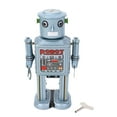 thumbnail image 2 of Wind Up Vintage Robot, Iron Clockwork Robot Toy  for Restaurant for Bar, 2 of 7