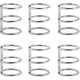 thumbnail image 1 of 10-Pack 20 mm Silver Metal Book Rings for Study Cards, Photo Albums and Scrapbook Sheets, 1 of 5