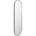 thumbnail image 6 of Mark&Day Full Length Mirror, Ellyn Modern Black Oval Standing Leaning Vanity Wall Mirrors for Bedroom Living Room or Bathroom, Matte Aluminum Frame Large Floor Mirror (65" H x 22" W), 6 of 7