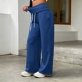 thumbnail image 2 of Jsaierl Womens Sweatpants Athletic Baggy Elastic Waist Trousers Casual Drawstring Work Jogger Pants with Pockets, 2 of 8