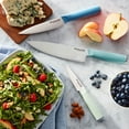 thumbnail image 5 of KitchenAid Classic 3-Piece Stainless Steel Chef Knife Set, Blue Velvet, Pistachio, Mineral Water, 5 of 12