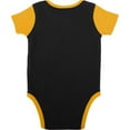 thumbnail image 3 of Newborn & Infant Black/Gold Pittsburgh Steelers Home Field Advantage Three-Piece Bodysuit, Bib & Booties Set, 3 of 6