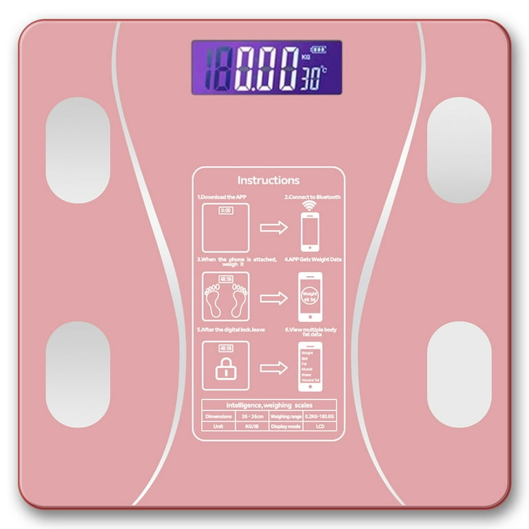 Body Fat Scale, ABLEGRID Digital Smart Bathroom Scale for Body