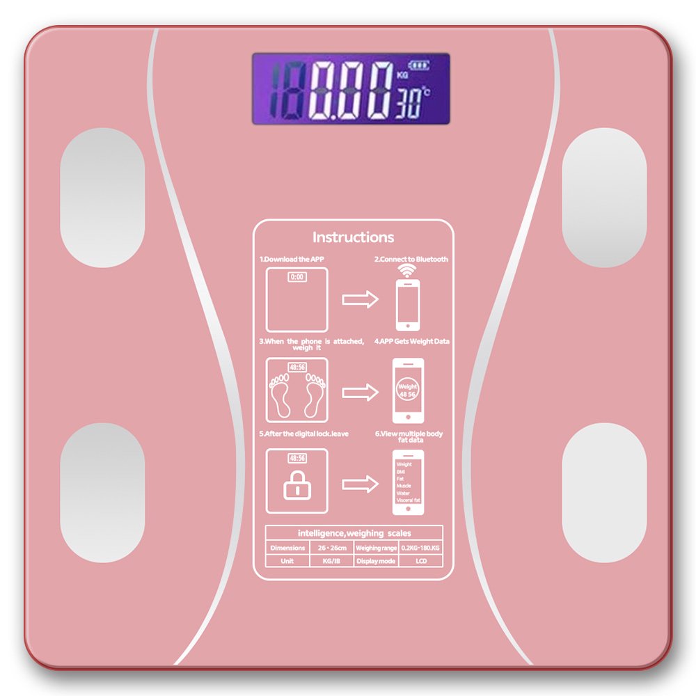 Bluetooth Scales Digital Weight and Body Fat Scale Body Health