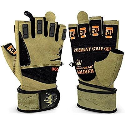 Weightlifting Gloves for Crossfit Workout Training - Fitness Gym Bodybuilding Gloves for Men or Women - Best for Heavy Weight Lifting Exercise Integrated W. Full Wrist Support (Best Exercise For Ladies)