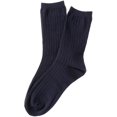thumbnail image 2 of Lian LifeStyle Ultralight Men's 3 Pairs Wool Crew Socks - Great Activewear For Fun Sports, all Season & Weather HR16113 Size 6-9-Navy, 2 of 3