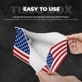 thumbnail image 5 of Lsque America Flags3 Printed Long Tissue Box Cover Holder, Facial Paper Organizer Dispenser,Triangle with Bottom Belt, PVC Leather Decorative Organizer, 5 of 9