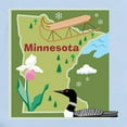 thumbnail image 2 of CafePress - Minnesota Map Infant Bodysuit - Baby Light Bodysuit, Size Newborn - 24 Months, 2 of 4
