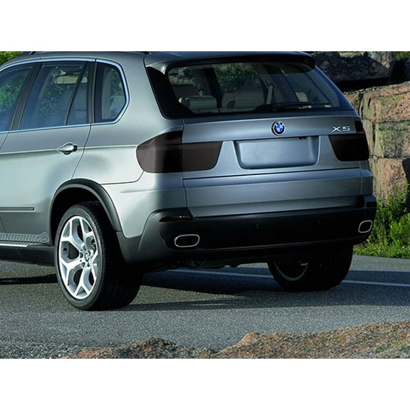 Rvinyl Tail Light Tint Covers Compatible with BMW X5 2000-2006 - Matte Smoke