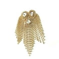 thumbnail image 5 of harmtty Shoulder Epaulet Rhinestone Tassels DIY Men Women Shoulder Board Badge Brooch Business Suit Accessories,Golden, 5 of 7