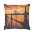 thumbnail image 2 of Ahgly Company Sites Sydney Opera House Outdoor Throw Pillow, 18 inch by 18 inch, 2 of 6