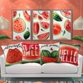 thumbnail image 4 of 4PCS Summer Pillow Covers 18x18 Inch Watermelon Sweet Summer Throw Pillow Covers Hello Summer Pillow Cases Decorative Cushion for Farmhouse Holiday Home Couch Sofa, 4 of 6