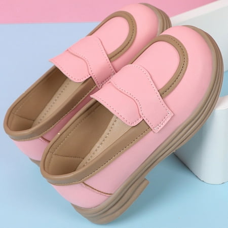 

LYCAQL Kid Shoes Heel Platform Shoes Fashion Casual Children Sandals Children Princess Light up Shoes for Girls (Pink 1 Big Kids)