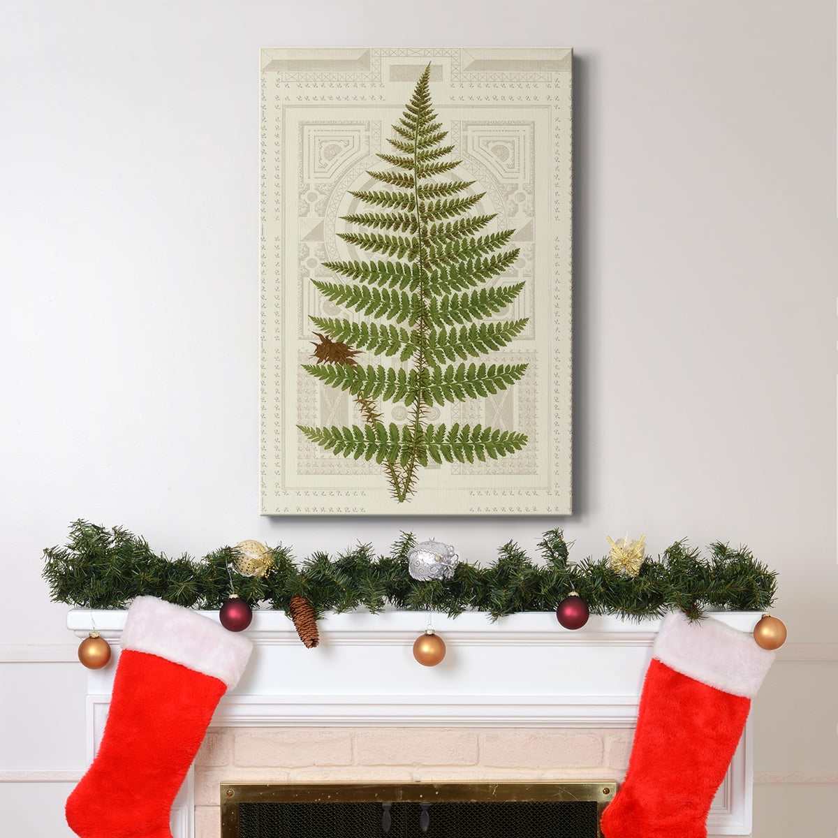 Garden Ferns V- Gallery Wrapped Canvas