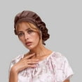thumbnail image 2 of Aocisk All Seasons Hat with Ear Versatile Home Use Design for Comfort and Style Coffee A, 2 of 4