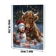 thumbnail image 3 of Calendarios Calendario de Adviento de Navidad Calendario de cuenta regresiva Adorno navideño de vaca linda Calendario de adviento colgante, 3 of 7