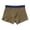 Army Green, variant on Boys’Comfort Flex Boxer Briefs Children's Mid Waist Flat Angle Casual Solid Color Four Cornered Underpants for 6-11 Kids