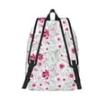 thumbnail image 2 of Lsque Lilies Flowers Pattern Canvas Daypack, Durable Backpack, High-quality Versatile Backpack,Vintage Compact Backpack-Small, 2 of 6