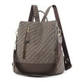 thumbnail image 1 of Women Backpack Purse Waterproof Nylon Anti-theft Rucksack Lightweight Shoulder Bag Beige, 1 of 5
