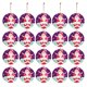 thumbnail image 1 of Adornos navideños Tarjeta colgante de madera de Navidad Decoración de árbol de Navidad de madera de doble cara Wmkox8yii gf9188, 1 of 8