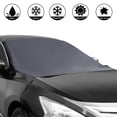 thumbnail image 1 of Windscreen Sun Shade Magnetic Car Sun Shade Cover Car Front Windshield Snow Protective Cover Magnetic Car Sun Shade Cover With Flap And  Strap Car Front Windshield Snow Protective, 1 of 8