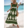 thumbnail image 4 of Vestido PRETTYGARDEN 2025 sin mangas con escote cuadrado verde XXL, 4 of 6