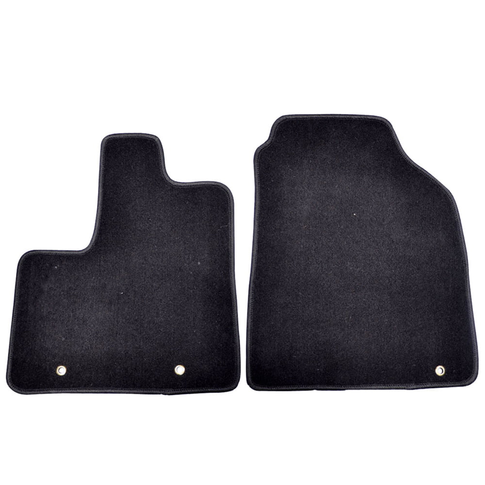 Ikon Motorsports Compatible with 01-06 Acura MD X 4Dr OE Factory Style  Black Nylon Carpet Car Floor Mats Front Rear 3pcs 2001 2002 2003 2004 2005  2006