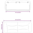 thumbnail image 2 of vidaXL Headboard Cushion Black, 2 of 4